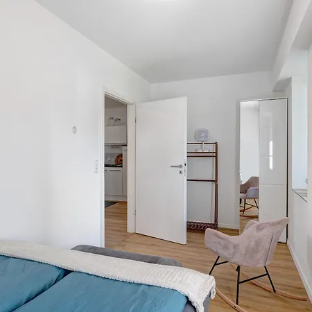 Апартаменты Schoene Gartenwohnung, Modern, W-lan